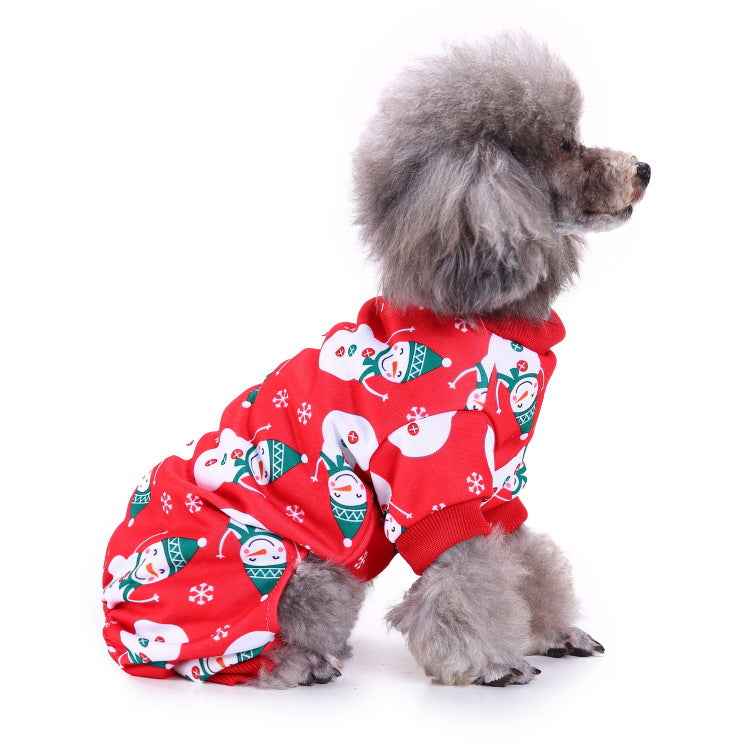 Christmas Pet Clothes for Outdoor Dog Walking – Festive Pet Supplies-Casual Fashion - The Artisan's Wardrobe