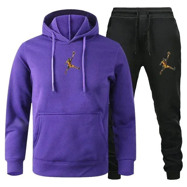 European and American new sports men's hoodie set sports hoodie-Casual Fashion - The Artisan's Wardrobe