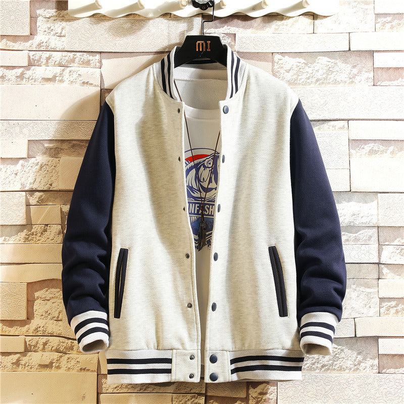 Baseball Hoodie for Men - Casual Loose Trendy Plus Size Couple Student Jacket-Casual Fashion - The Artisan's Wardrobe