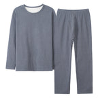 Derong Thermal Underwear Set for Men and Women - Thickened Flannel Autumn Clothes and Hot Winter Pants-Casual Fashion - The Artisan's Wardrobe