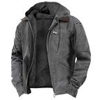 3D Printed Hooded Sweatshirt with Brown Lining Cotton Jacket-Casual Fashion - The Artisan's Wardrobe