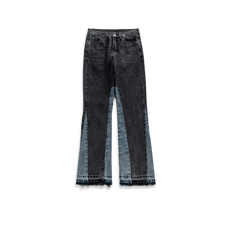 Men's Washed Bootcut Jeans
