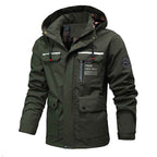 Men's Lightweight Waterproof Windbreaker Jacket - Spring and Autumn Hooded Outdoor Windproof Jacket for Hiking-Casual Fashion - The Artisan's Wardrobe