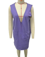 Knitted Versatile Dress - Medium Long Double Sided Vest Skirt for Autumn/Winter in Solid Colors-Casual Fashion - The Artisan's Wardrobe