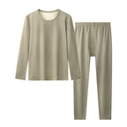 Derong Thermal Underwear Set for Men and Women - Thickened Flannel Autumn Clothes and Hot Winter Pants-Casual Fashion - The Artisan's Wardrobe