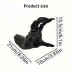 Gothic Halloween Wall Decor: 12-Pack Bat Sticker Wall Hangings with Spooky Hands & Lit Candles-Casual Fashion - The Artisan's Wardrobe