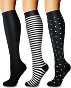 Sports Compression Socks for Skipping Rope, Cycling, and Athletic Performance-Casual Fashion - The Artisan's Wardrobe
