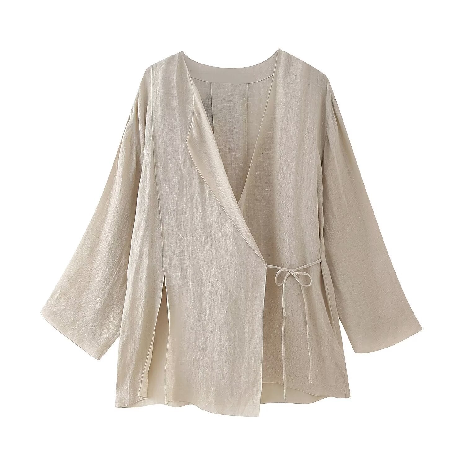 Spring Split Suit Jacket Wide Pants - Stylish New Look for Spring-Casual Fashion - The Artisan's Wardrobe