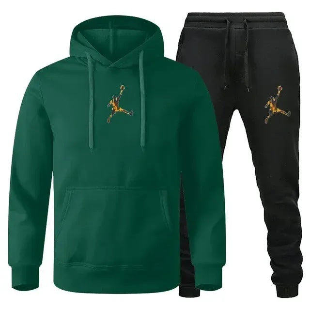 European and American new sports men's hoodie set sports hoodie-Casual Fashion - The Artisan's Wardrobe