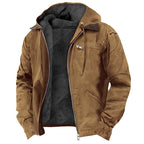3D Printed Hooded Sweatshirt with Brown Lining Cotton Jacket-Casual Fashion - The Artisan's Wardrobe
