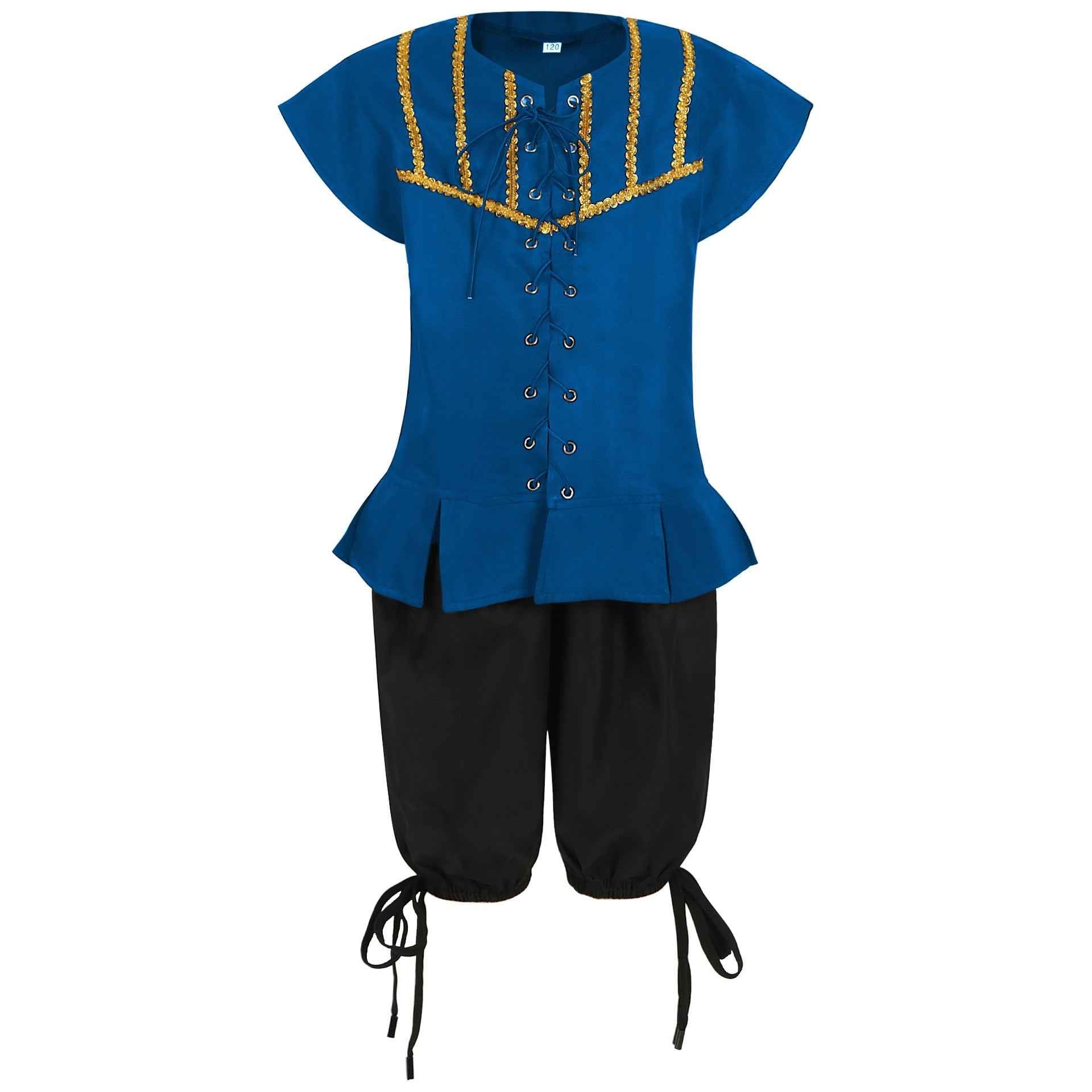 Halloween Children's Pirate Costume for Cosplay and Caribbean Party Performance-Casual Fashion - The Artisan's Wardrobe