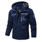 Men's Lightweight Waterproof Windbreaker Jacket - Spring and Autumn Hooded Outdoor Windproof Jacket for Hiking-Casual Fashion - The Artisan's Wardrobe