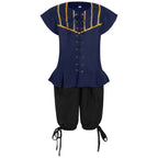 Halloween Children's Pirate Costume for Cosplay and Caribbean Party Performance-Casual Fashion - The Artisan's Wardrobe