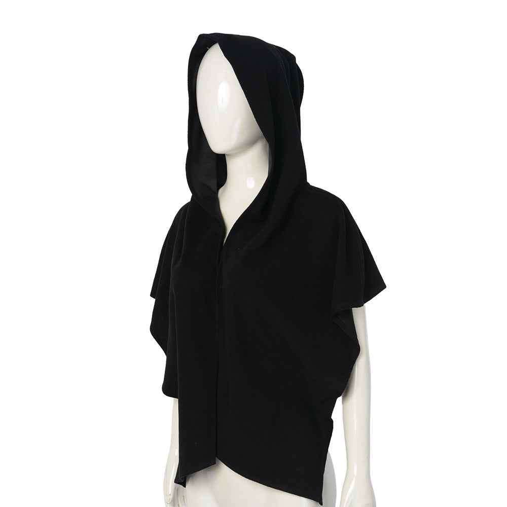 Medieval Hooded Cloak for Halloween Cosplay Knight Wizard Grim Reaper Short Cape-Casual Fashion - The Artisan's Wardrobe
