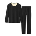 Derong Thermal Underwear Set for Men and Women - Thickened Flannel Autumn Clothes and Hot Winter Pants-Casual Fashion - The Artisan's Wardrobe