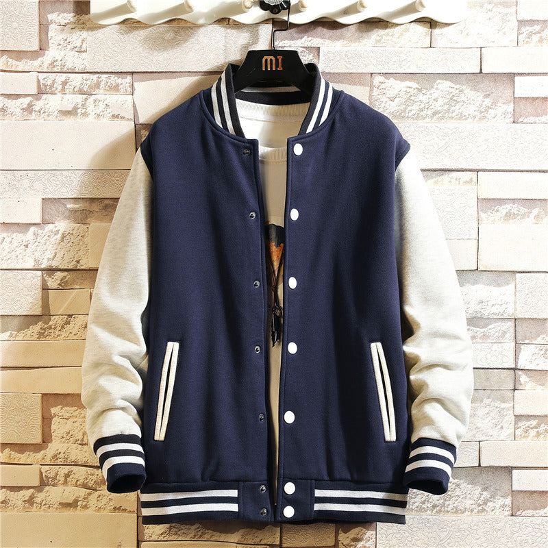 Baseball Hoodie for Men - Casual Loose Trendy Plus Size Couple Student Jacket-Casual Fashion - The Artisan's Wardrobe