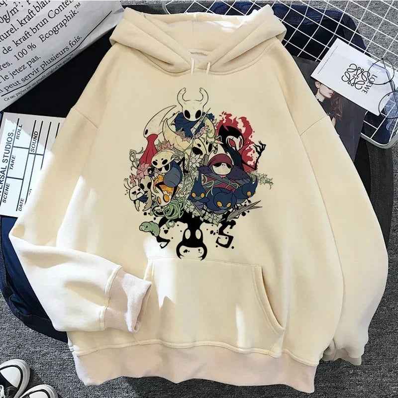 Hollow Knight Grunge Hoodie for Men | Korean Ulzzang Y2K Aesthetic Fashion-Casual Fashion - The Artisan's Wardrobe