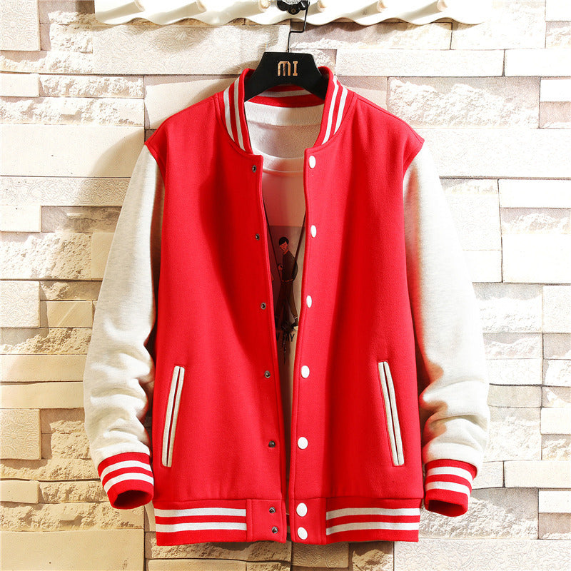 Baseball Hoodie for Men - Casual Loose Trendy Plus Size Couple Student Jacket-Casual Fashion - The Artisan's Wardrobe