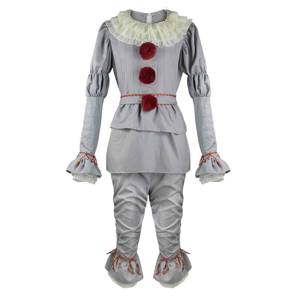 Halloween Clown Costume Luxury Pennywise Clown Costume for Adults - Cosplay Party Props and Movie Dress Up Accessories-Casual Fashion - The Artisan's Wardrobe