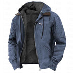 3D Printed Hooded Sweatshirt with Brown Lining Cotton Jacket-Casual Fashion - The Artisan's Wardrobe