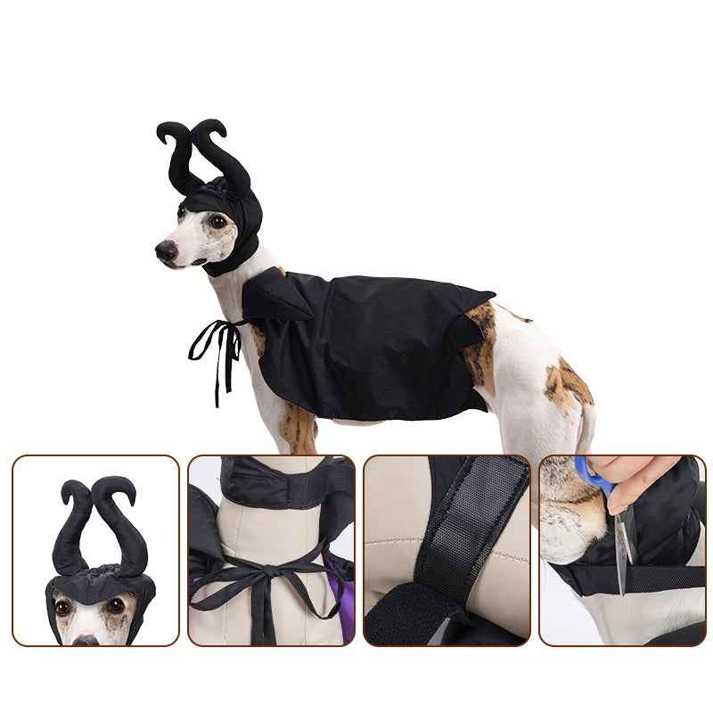 Halloween Dog Cloak with Hat Sleeping Curse Female Cloak Cat Hat Pet Clothing-Casual Fashion - The Artisan's Wardrobe