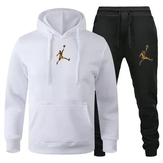 European and American new sports men's hoodie set sports hoodie-Casual Fashion - The Artisan's Wardrobe