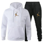 European and American new sports men's hoodie set sports hoodie-Casual Fashion - The Artisan's Wardrobe