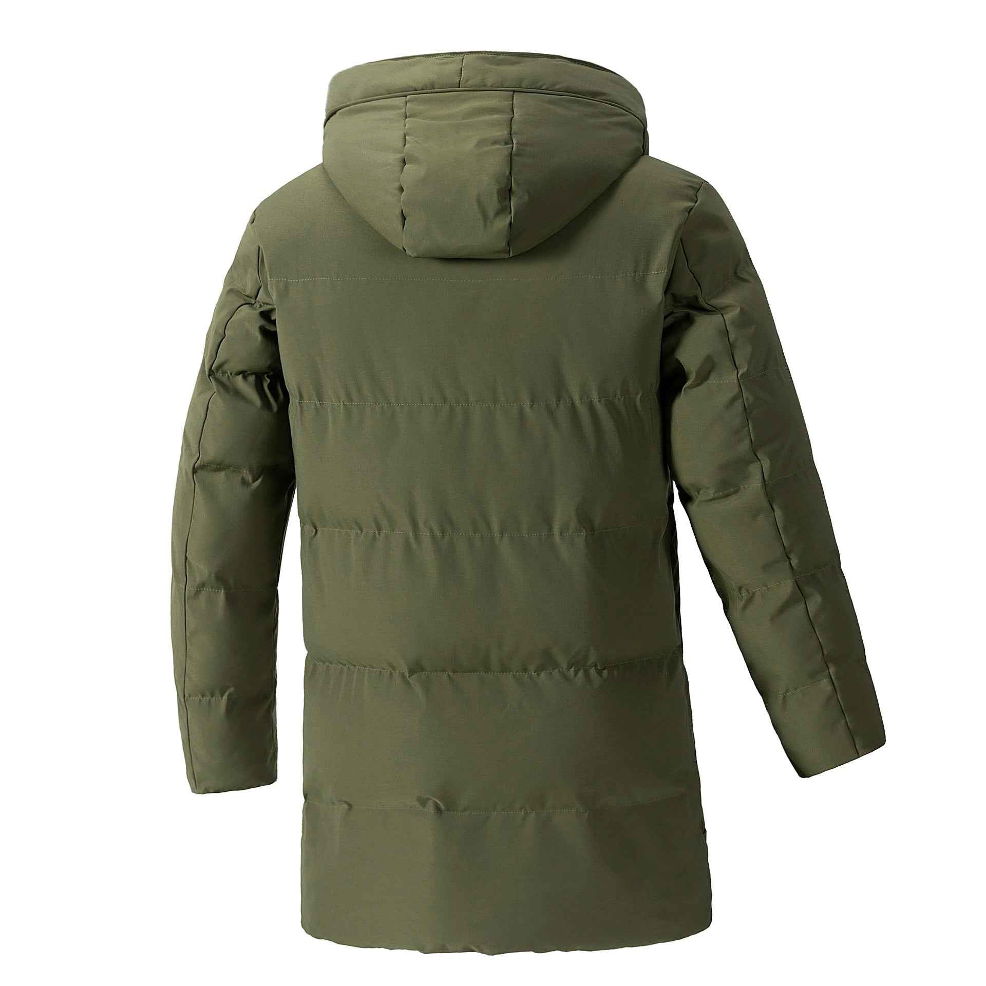 Winter Plus Size Men's Winter Cotton Jacket - Korean Casual Fashion Versatile Medium Long Design-Casual Fashion - The Artisan's Wardrobe