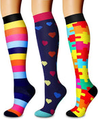 Sports Compression Socks for Skipping Rope, Cycling, and Athletic Performance-Casual Fashion - The Artisan's Wardrobe