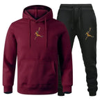 European and American new sports men's hoodie set sports hoodie-Casual Fashion - The Artisan's Wardrobe