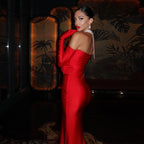 Women's strapless floral dress-Casual Fashion - The Artisan's Wardrobe