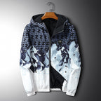 Men's Hooded Velvet Jacket - Casual Cotton Blend Couple's Jacket In Stock on Amazon-Casual Fashion - The Artisan's Wardrobe