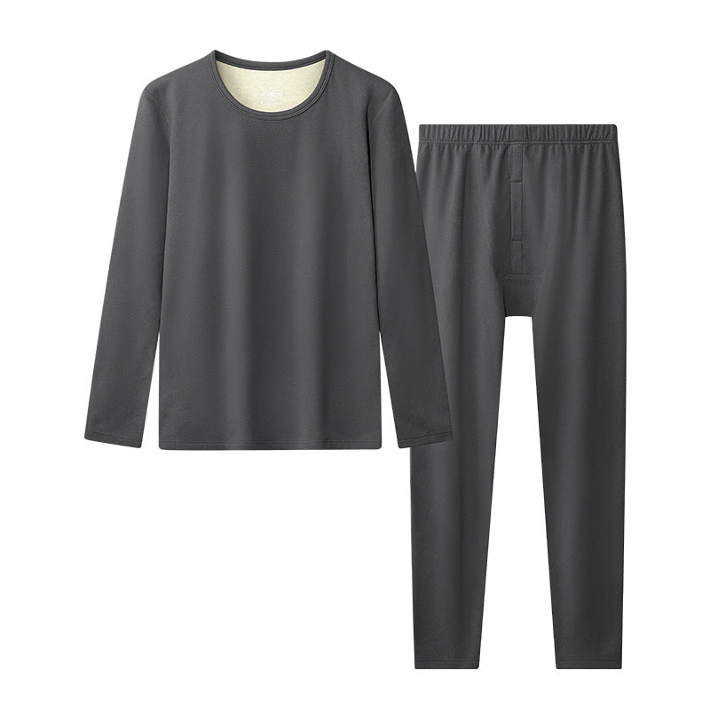 Derong Thermal Underwear Set for Men and Women - Thickened Flannel Autumn Clothes and Hot Winter Pants-Casual Fashion - The Artisan's Wardrobe