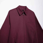 Two Piece Retro Wine Red Jacket Women’s Lantern Mini-Casual Fashion - The Artisan's Wardrobe