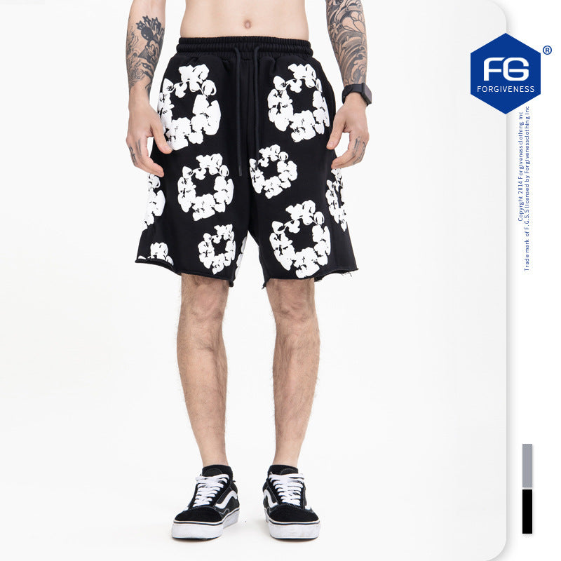 Men's Hip Hop Casual Shorts Set for Trendy High Street Style-Casual Fashion - The Artisan's Wardrobe