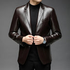Autumn men's suit jacket middle-aged business casual men's suit jacket men's suit jacket-Casual Fashion - The Artisan's Wardrobe
