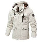 Men's Lightweight Waterproof Windbreaker Jacket - Spring and Autumn Hooded Outdoor Windproof Jacket for Hiking-Casual Fashion - The Artisan's Wardrobe