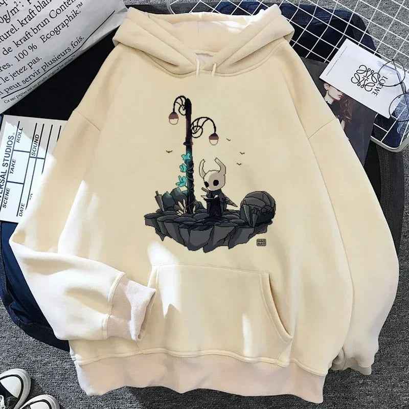 Hollow Knight Grunge Hoodie for Men | Korean Ulzzang Y2K Aesthetic Fashion-Casual Fashion - The Artisan's Wardrobe
