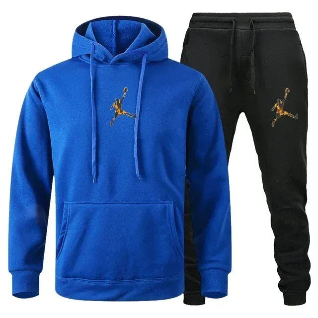European and American new sports men's hoodie set sports hoodie-Casual Fashion - The Artisan's Wardrobe