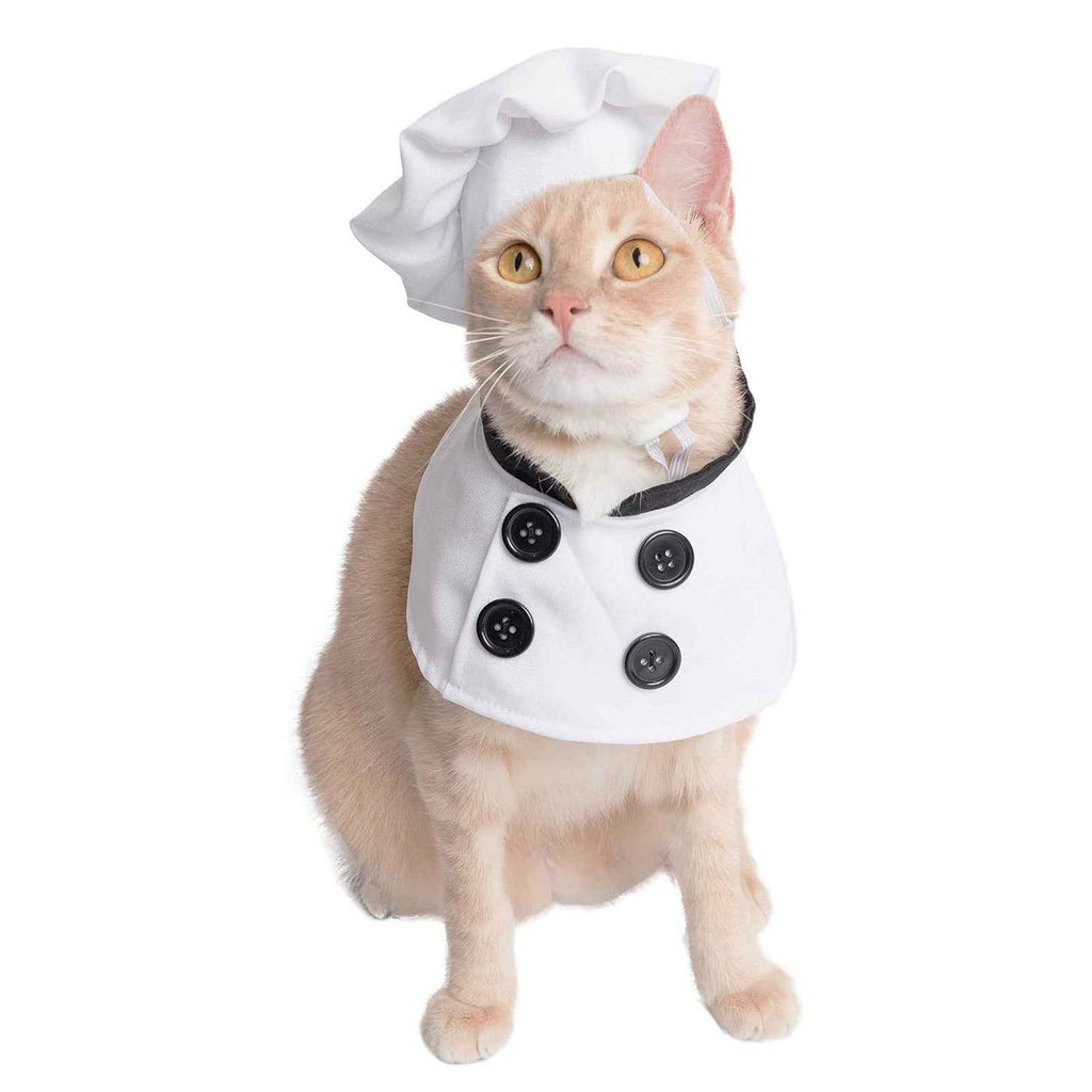 Dog Chef Costume Hat Set for Pets - Halloween Cosplay Porch Goose Outfit-Casual Fashion - The Artisan's Wardrobe