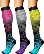 Sports Compression Socks for Skipping Rope, Cycling, and Athletic Performance-Casual Fashion - The Artisan's Wardrobe