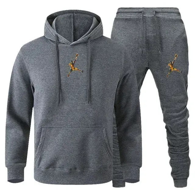 European and American new sports men's hoodie set sports hoodie-Casual Fashion - The Artisan's Wardrobe