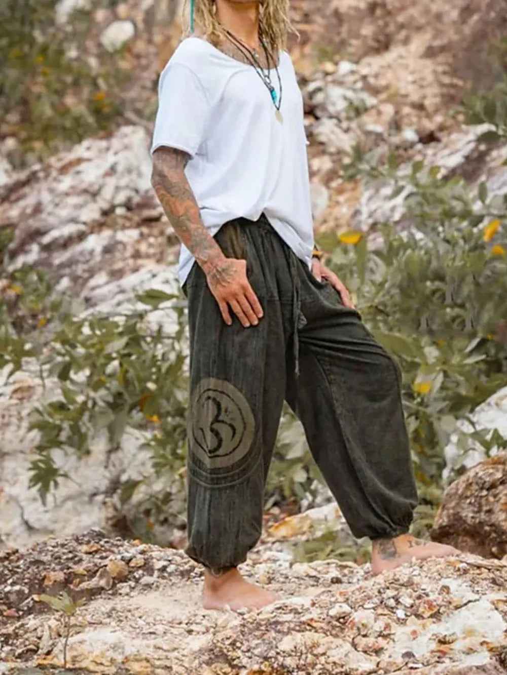 Men's Plus Size Jogger Pants with Pockets and Drawstring-Casual Fashion - The Artisan's Wardrobe