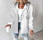 Women's Plaid Jacket - Large Style for Autumn and Winter-Casual Fashion - The Artisan's Wardrobe