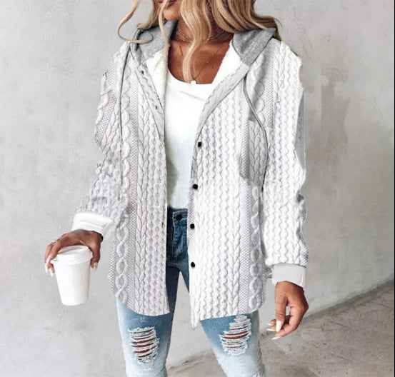 Women's Plaid Jacket - Large Style for Autumn and Winter-Casual Fashion - The Artisan's Wardrobe
