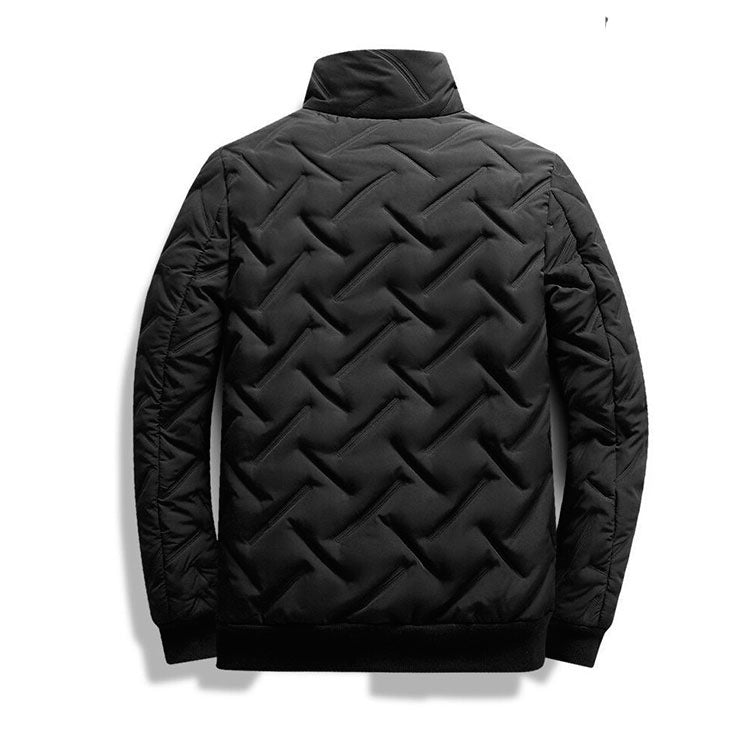 Men's outerwear autumn and winter new men's cotton jacket Korean version trendy short style stand up collar lightweight cotton jacket-Casual Fashion - The Artisan's Wardrobe