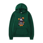 Halloween Hooded Sweatshirt - Printed Long Sleeve Casual Loose Fit-Casual Fashion - The Artisan's Wardrobe