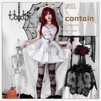 European and American Style Goth Halloween Costume - Adult Witch Tailcoat and Vampire Bride Performance Dress-Casual Fashion - The Artisan's Wardrobe