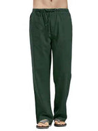 Men's Plus Size Drawstring Pants - Straight Leg Full Size Comfort-Casual Fashion - The Artisan's Wardrobe