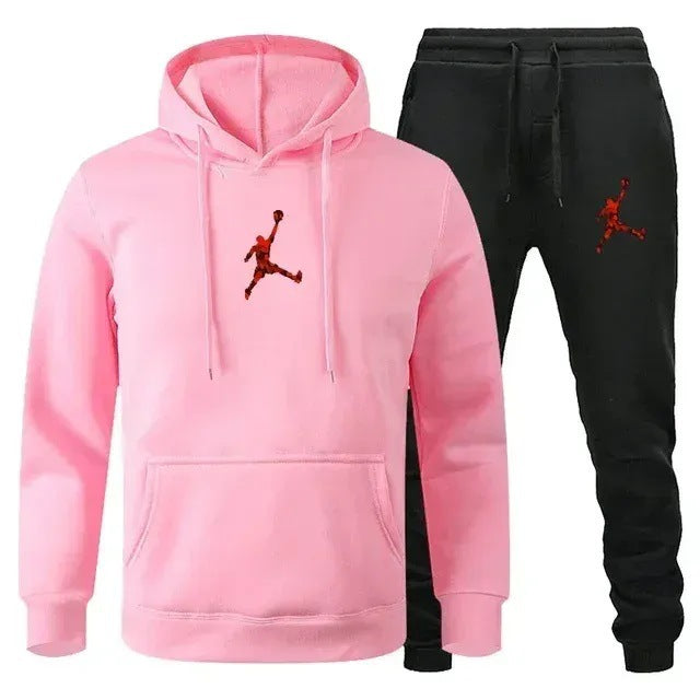 European and American new sports men's hoodie set sports hoodie-Casual Fashion - The Artisan's Wardrobe